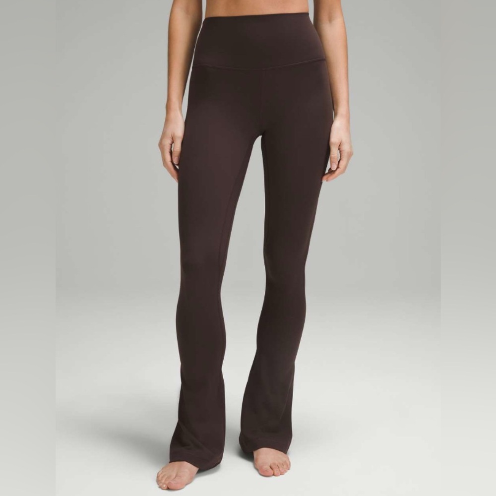 LULULEMON Align High-Rise Mini Flare Pant - Espresso - Size 6 - NWOT Sold Out